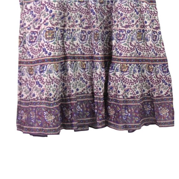 Sea New York Purple Floral Midi Dress Size Xtra Small - Picture 9 of 11